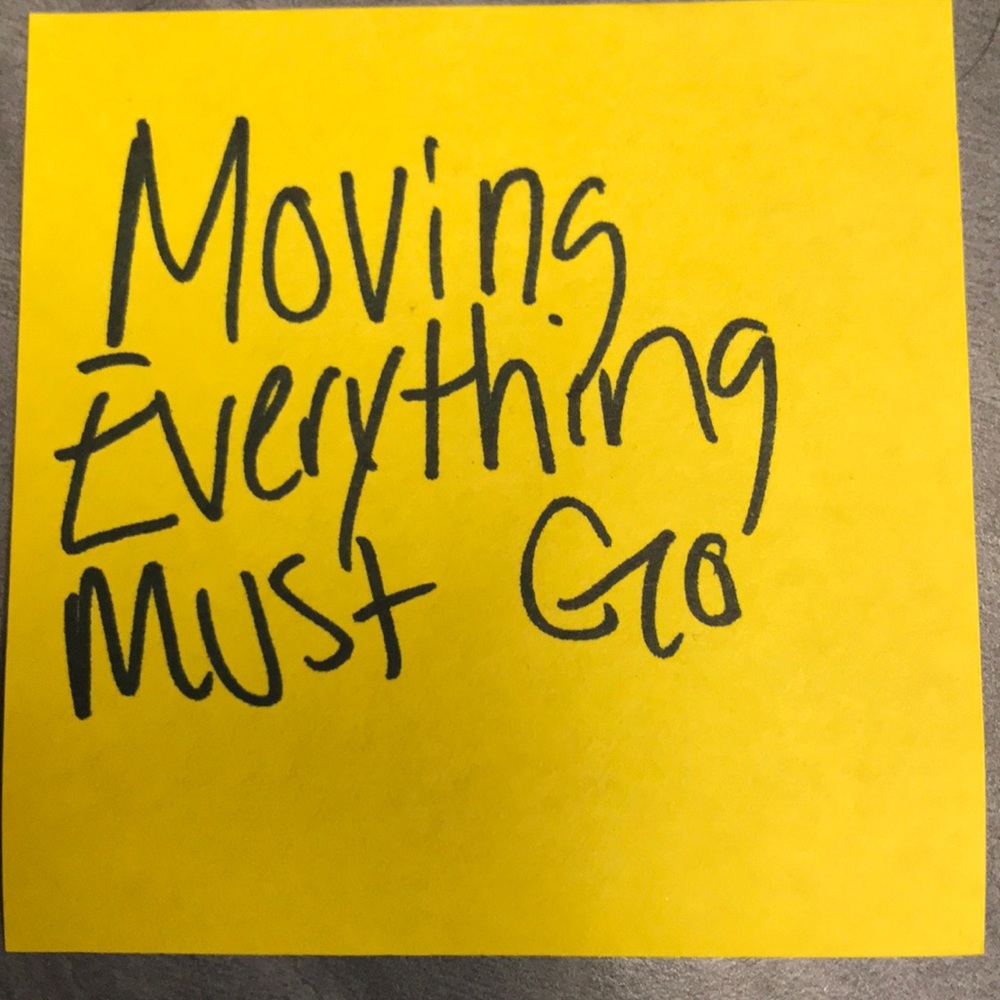 Everything must go